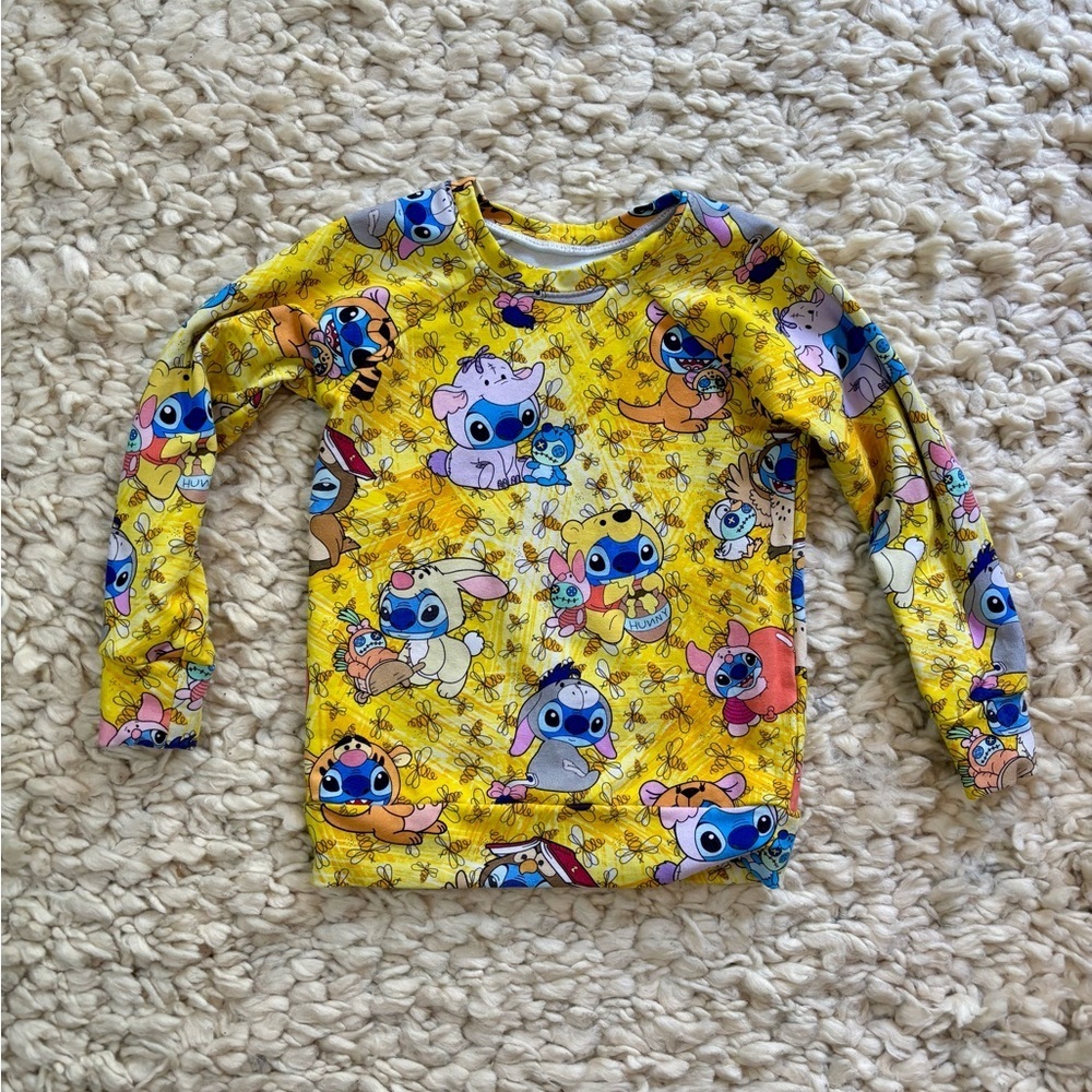 Stitch in costume lightweight sweatshirt
